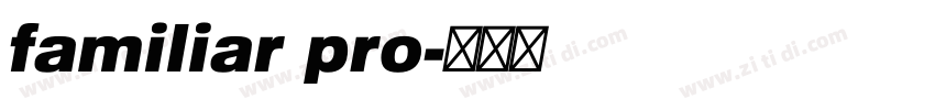 familiar pro字体转换